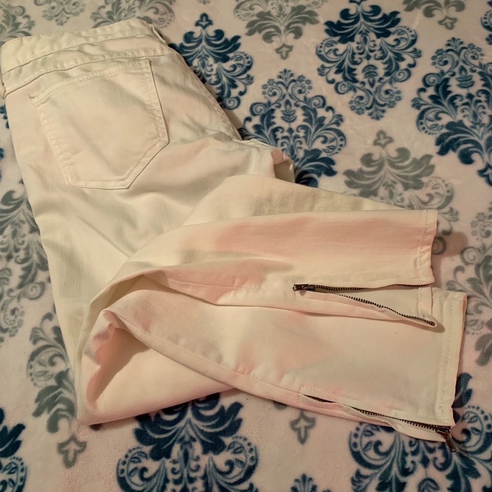 Free people white capris